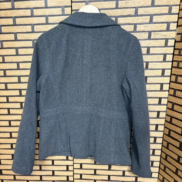 American Eagle Outfitters Gray Wool Blend‎ Coat Size Large - Image 2
