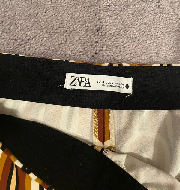 Zara Print Bell Bottoms - Image 3
