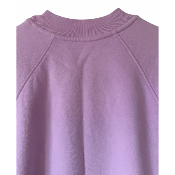 Aloha Island ALO Yoga Heavy Weight Free Time Crew Neck Pullover Sugarplum Pink Women's Small? - Image 4