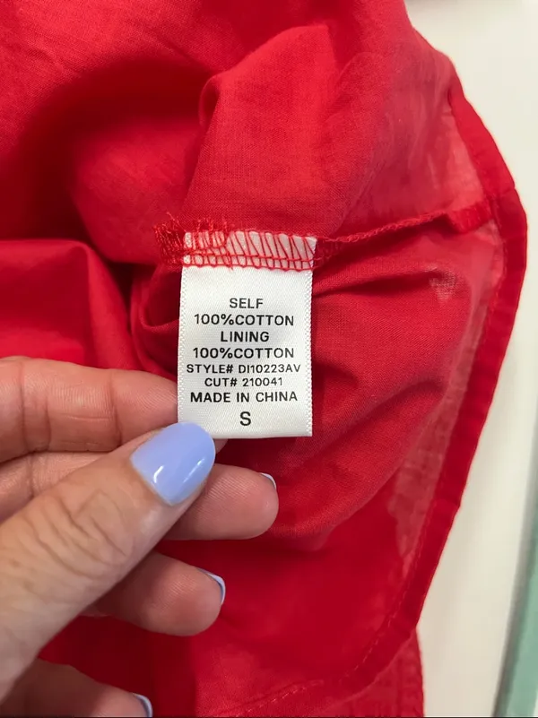 NWT Avara "Annie" Red Lace embroidered Fit & Flare Dress size S - Image 6