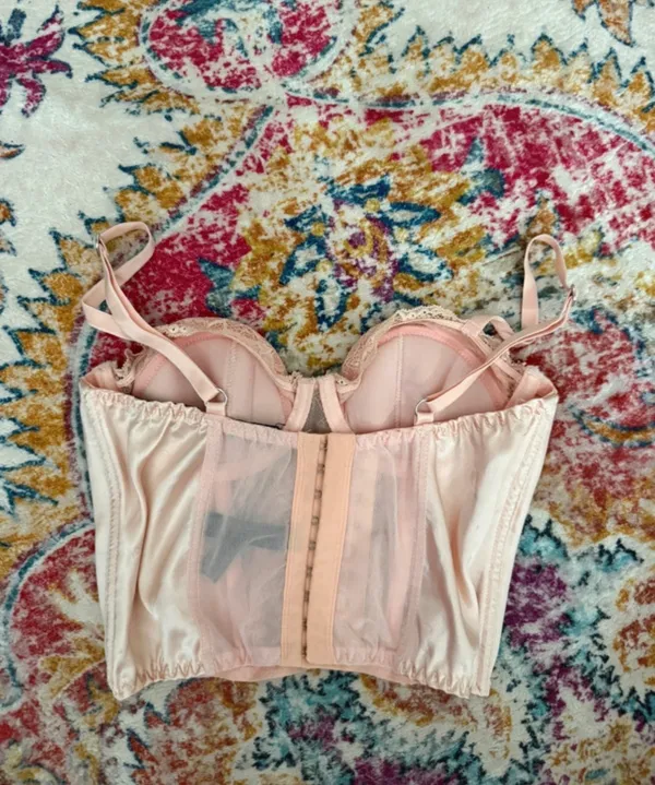 Urban Outfitters baby pink corset top - Image 2