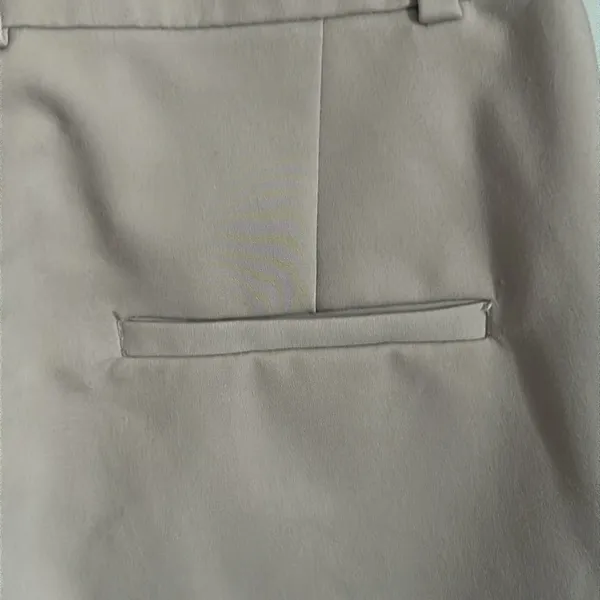 H & M Ladies All Occasion Ankle Dress Trouser Pants in Beige Color Tone - Image 8