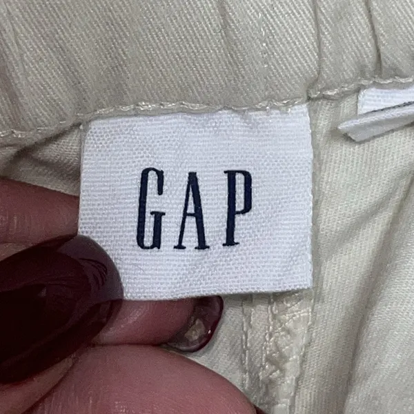 Gap Easy Wide Leg Chino Pants Khaki Beige Women Size Small High Rise‎ 513891-04 - Image 7