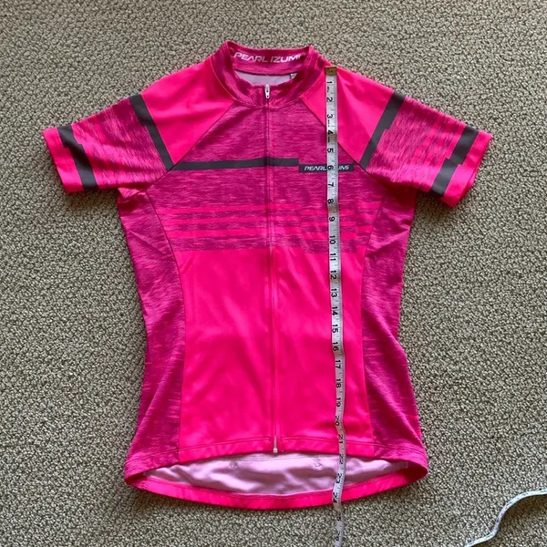 NEW Pearl Izumi Short Sleeve Cycling Jersey Select Hot Pink with Pockets NWOT - Image 6