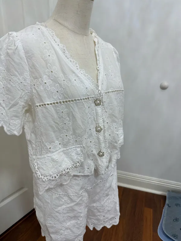 Boutique White Two-Piece Set - Image 2