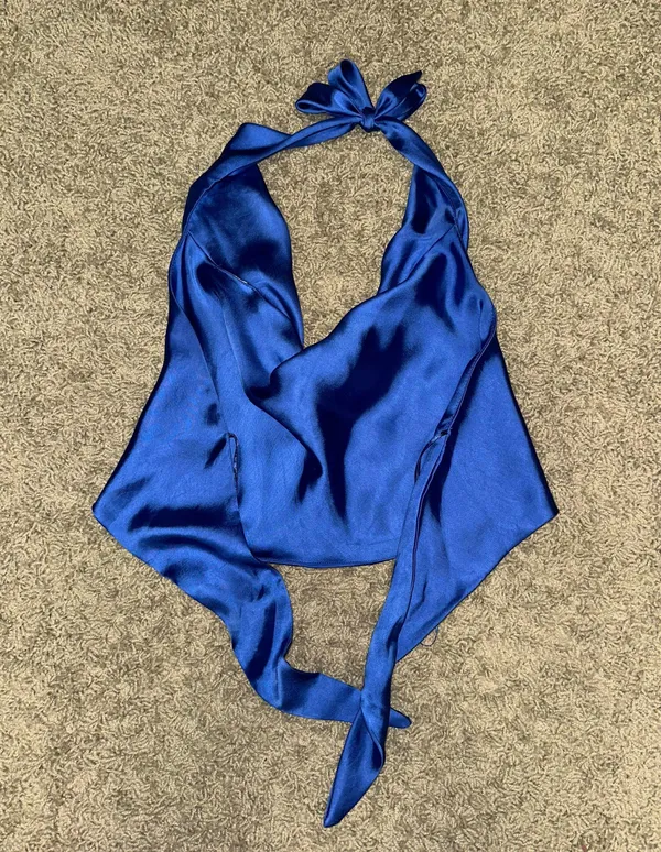 Silk Halter Top - Image 2