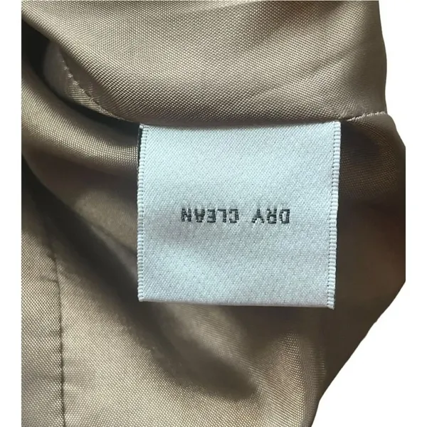 Vintage Talbots Faux Suede Jacket Womens Camel‎ Tan Button Front Blazer Lined - Image 8
