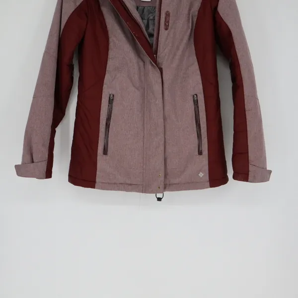 Columbia Women's Snowy Summit Insulated Jacket Size Small Cinder Berry Winter - Image 3