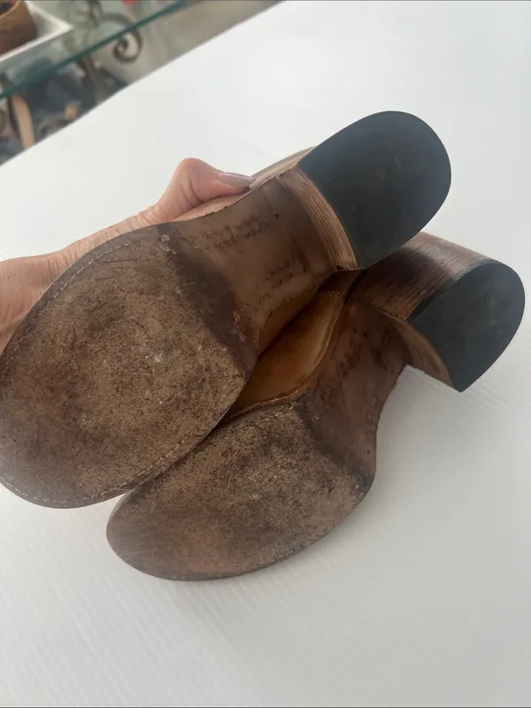 Freebird by Steven Randi Tan Womens Shoes Leather Upper Lining and Soles Ankle Straps Sz 8 - Image 9