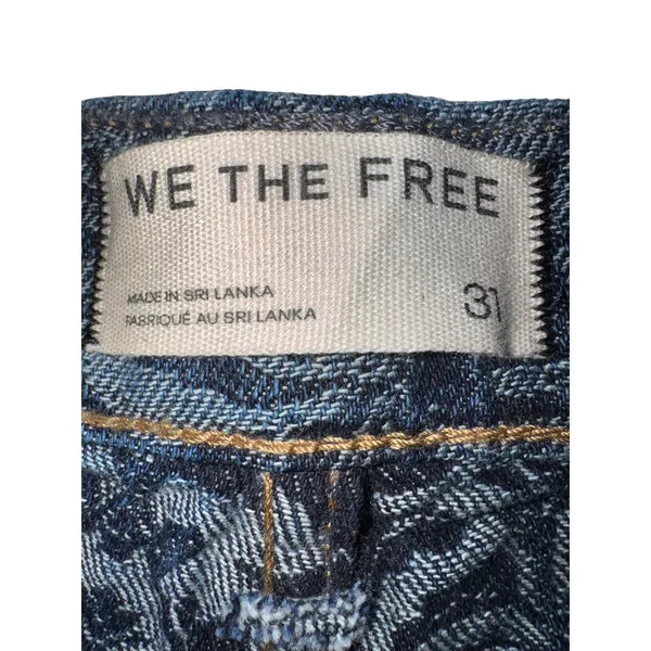 We The Free Free People Eden Slouch Swan Song Jeans Size 31 (Sold Out Colorway) - Image 7