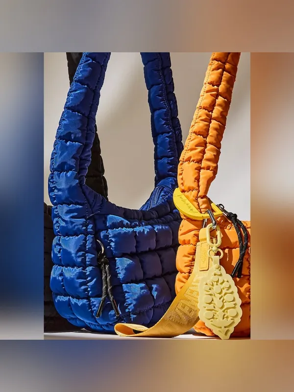 NWT Free People FP Movement Quilted Baby Carryall Sling Bag athletic blue - ALL - Image 4