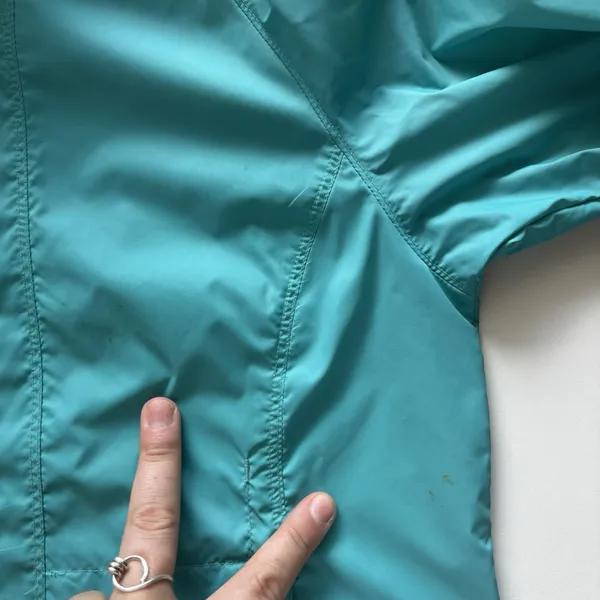 COLUMBIA XL3156 ACCESS POINT WATERPROOF WOMENS XS Teal Jacket Rain‎ - Image 10