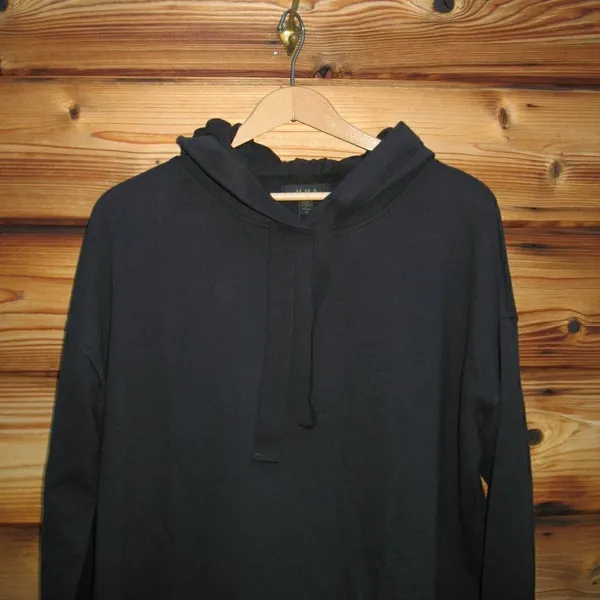 NWT Alala Tropez Black Cropped Hoodie Sweatshirt - Image 7