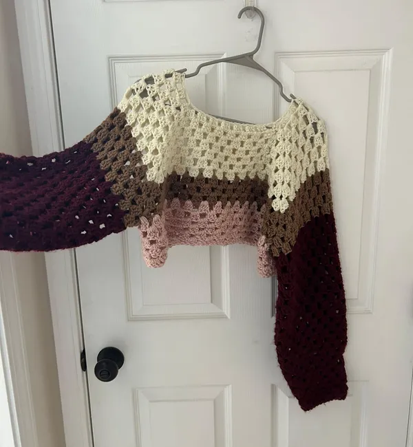 Handmade Crochet Top Multiple Size M - Image 2