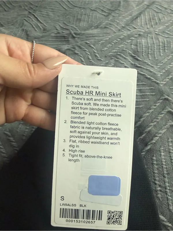 lululemon high-rise scuba mini skirt - Image 8