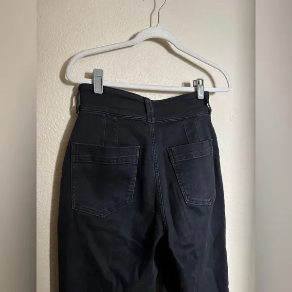 Anthropologie Pilcro The Skipper Seamed High-Rise Cropped Wide-Leg Jeans‎ Sz 28 - Image 7