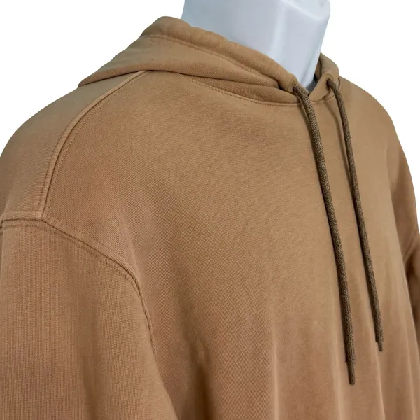 Allbirds Tan Beige Hoodie Organic Cotton Hemp Tencel Sweatshirt Unisex Size L - Image 11