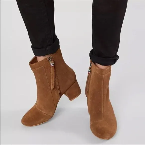 TOMS Evie Suede Ankle Booties - Image 2