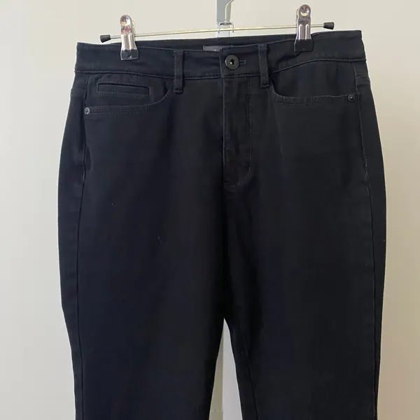 J Jill Office Siren Academia Clean High Rise Premium Flex Leggings 4 Black‎ - Image 2