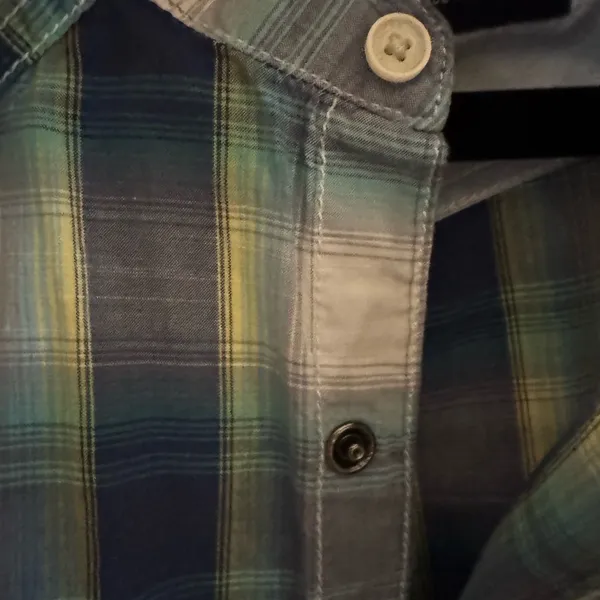 Blue button up American Eagle flannel - Image 3