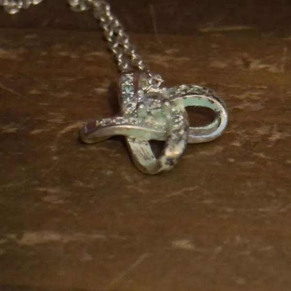 Silver tone eternal star pendant necklace - Image 7