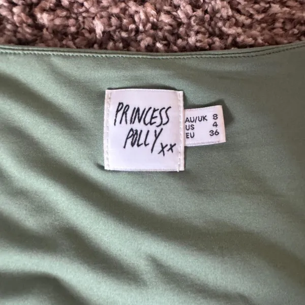 Princess Polly sage green mini dress - Image 4
