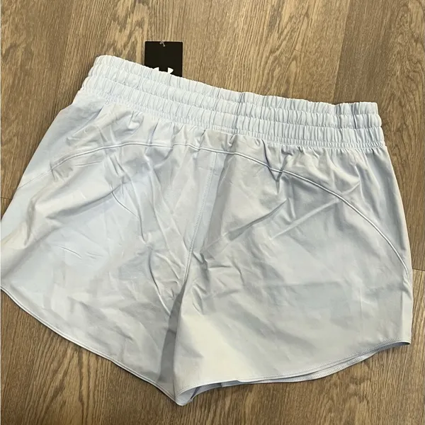 NWT Under Armour Flex Woven 3" Shorts, Light Blue, size Large - Image 4
