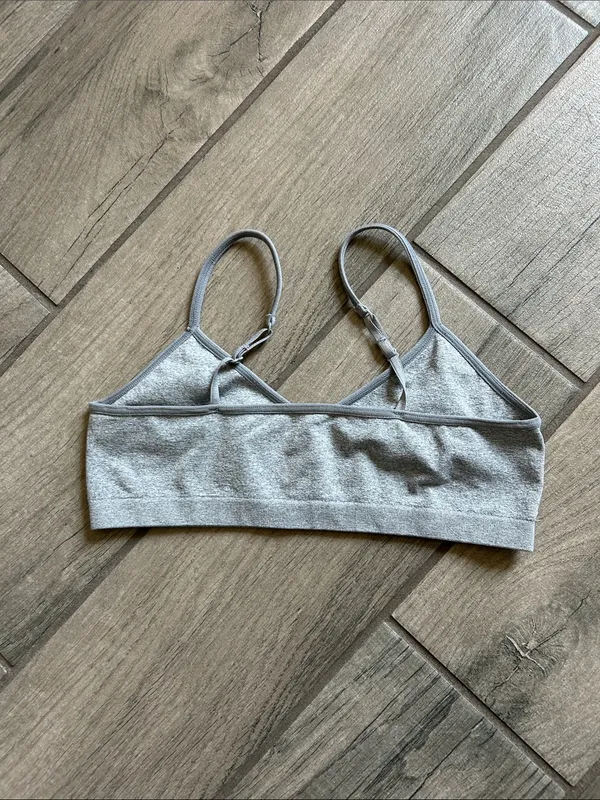 Light Gray Seamless Bralette – Women’s Intimates Size XS - Image 2