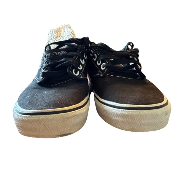 VANS ATWOOD SKATEBOARD SHOE BLACK/WHITE Women’s 8.5 #1 Skateboarding Shoe - Image 2
