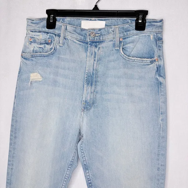 Mother Superior High Waisted Rider Skimp Jeans - Image 8