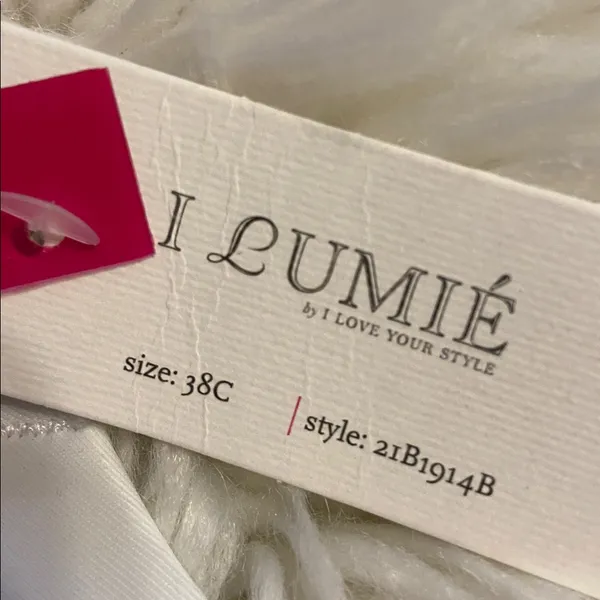 I Lumie Supper Supper Push up size 38C Classic White Padded Bra brand new - Image 4