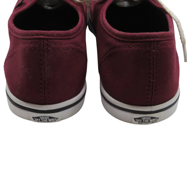 Vans Classic Low Top Skate Shoes Maroon Burgundy Sneakers Size 7.5 - Image 7