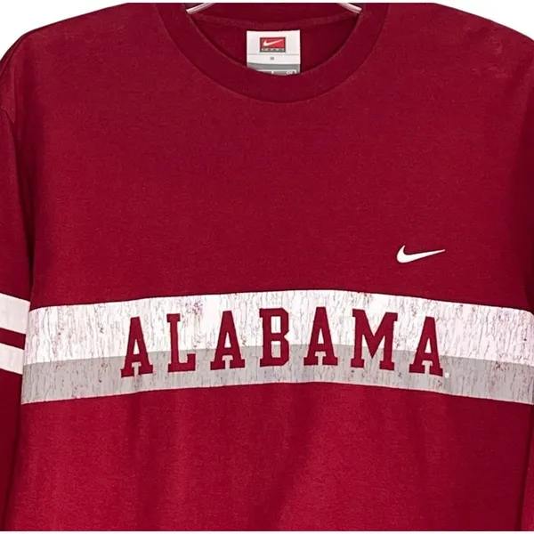 Nike Alabama Crimson Tide jersey style varsity T-shirt small - Image 3