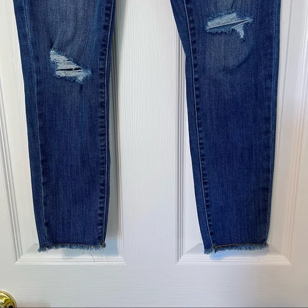 Juicy Couture jeans mid-rise frayed hem size 2 - Image 12