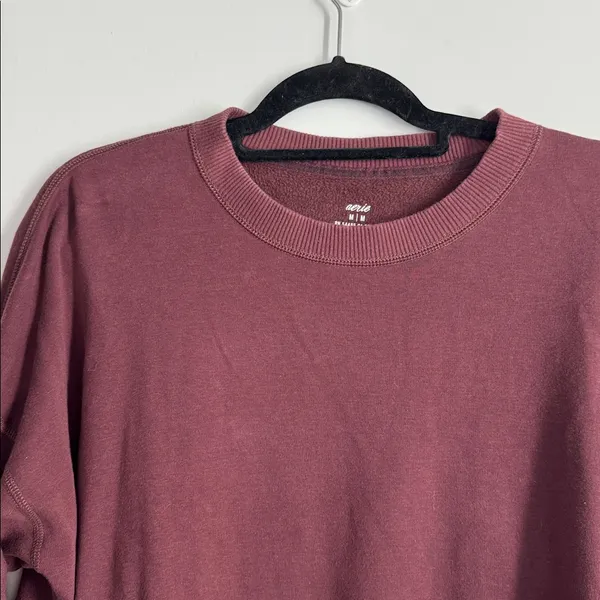 Aerie Dusty Rose Oversized Pullover Size M - Image 2