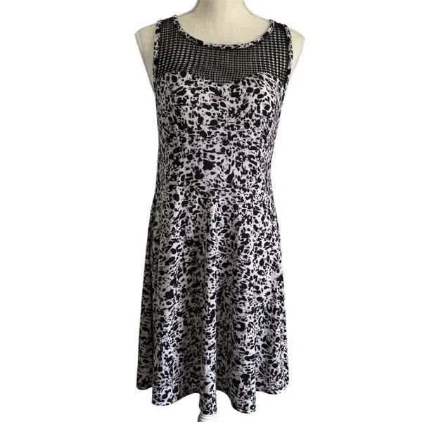 Xhilaration Animal Print Sweetheart Dress Junior L EUC - Image 2