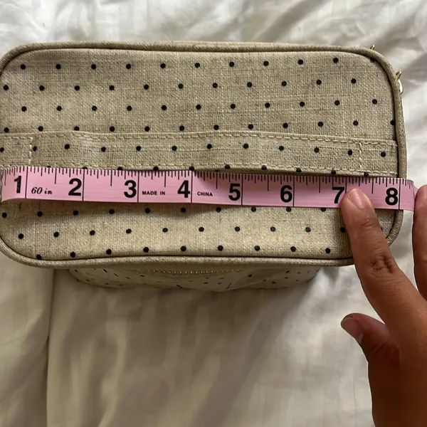 Kate Spade Out to Lunch small handle lunch bag POLKA DOT EUC - Image 7