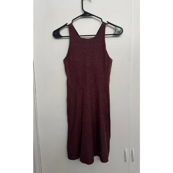 Prana Women's Kimble Athletic Dress in Burgundy Size XS - Image 3