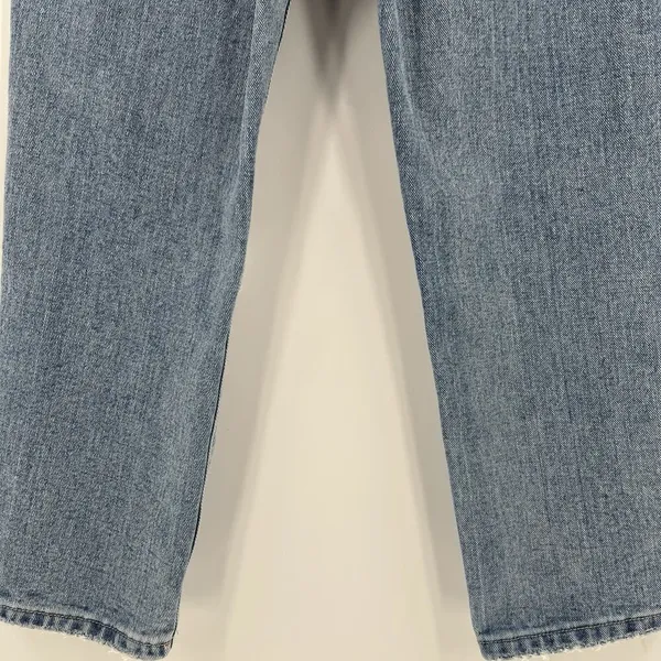 Vervet Belvoir Jeans Size 24 Super High Rise Button Fly‎ Distressed Straight Leg - Image 7