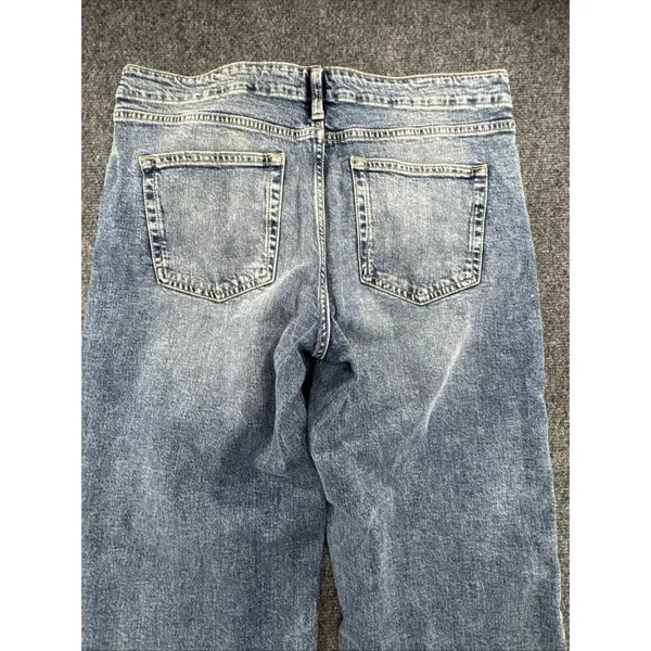 Gap Low Rise 90s Loose Lace Up Jeans Womens 30 Light Wash Wide Leg Y2K - Image 11