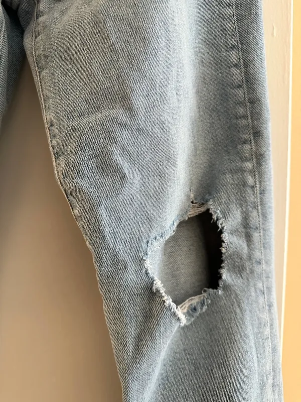 Madewell 90s distressed high-rise straight-leg jeans - Image 4