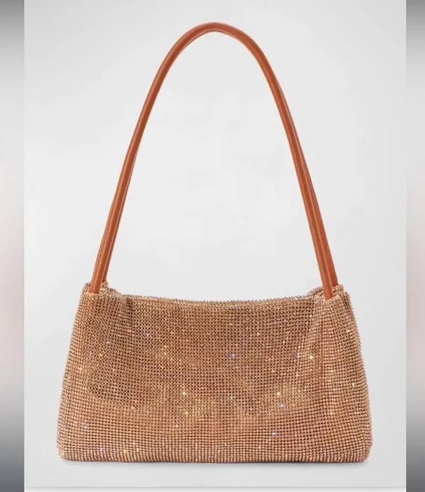 Staud Penny Crystal Mesh Shoulder Bag - Image 6