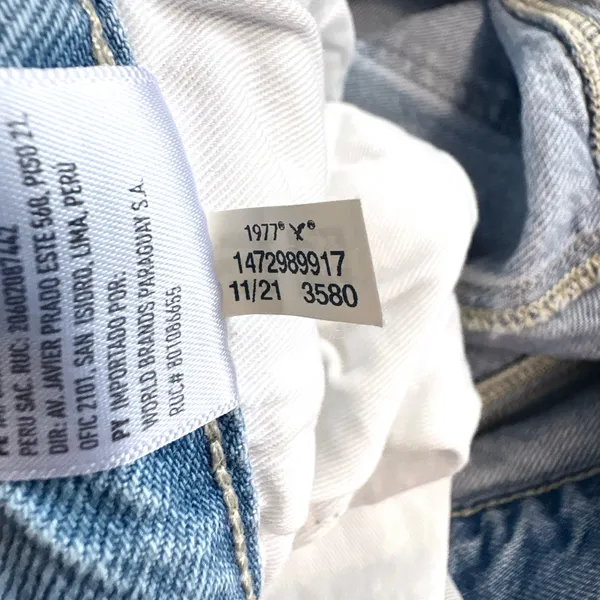 American Eagle x The Jeans Redesign Mom Jean in Washed Blue Size 14 - Image 13