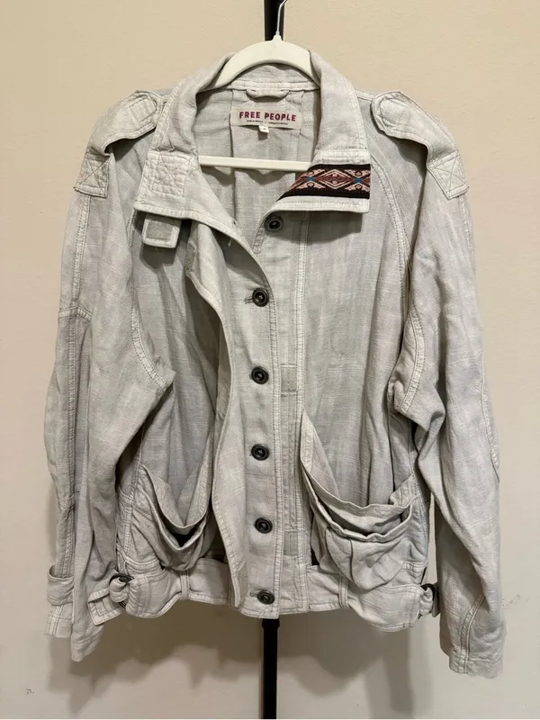 Free People Jayden Safari Jacket - Image 6