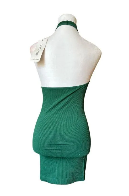 Yazinie -- Halter Backless Sleeveless Bodycon Mini Dress - NWT - Image 4