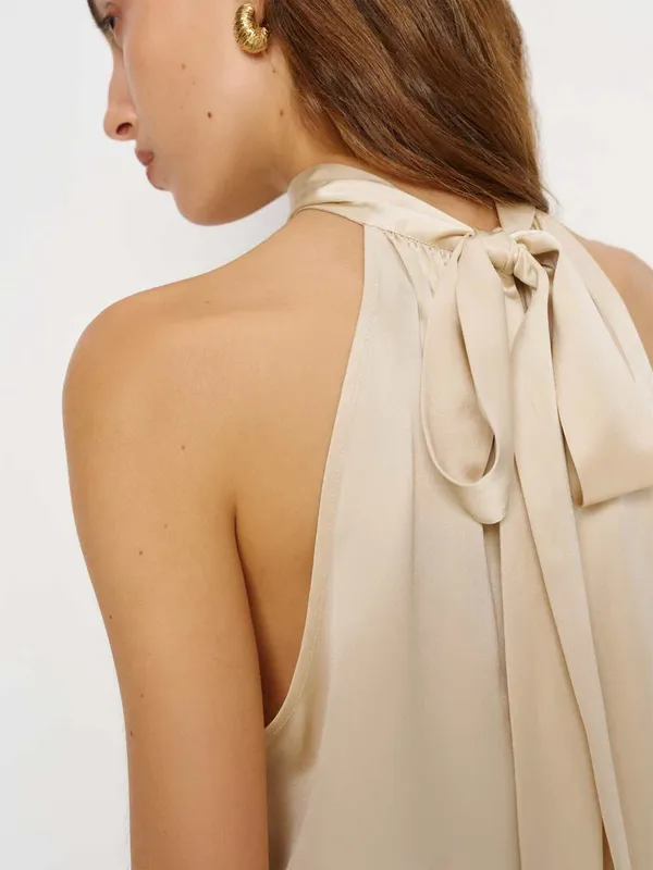 Reformation Royce Silk Top - Image 2