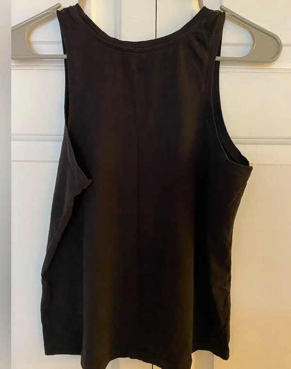 Disney Black Tank with Neon Rainbow Mickey Mouse - Image 4