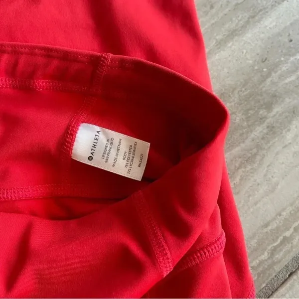 Athleta High-Waist Red Leggings - Image 5