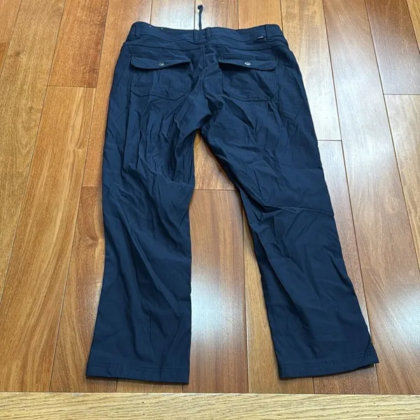 Prana Halle Straight Fit Pants‎ Womens Navy Blue Hiking Outdoor Trousers 10 - Image 4