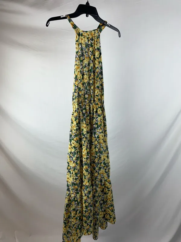 Long summer dress Yellow Size M - Image 6